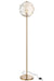 Staanlamp Glas licht cognac-Vloerlampen-J-Line