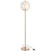 Staanlamp Glas licht cognac-Vloerlampen-J-Line