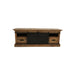 TV-Meubel Melbourne - 150x45x55 - Naturel/zwart - Mangohout/metaal-TV-meubels-HSM Collection
