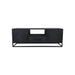 TV-Meubel Verona - 150x40x55 - Zwart - Mangohout/metaal-TV-meubels-HSM Collection