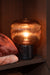 Tafellamp Yufo glas/marmer rood/zwart-Tafellampen-J-Line