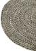 Tapijt Miami outdoor polyester zwart/wit medium-Ronde vloerkleden-J-Line