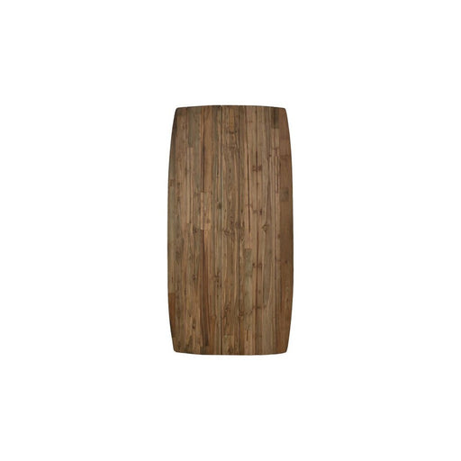 Tuin tafelblad ovaal danish - 180x100x7 - Naturel - Oud Teakhout-Ovale tafelbladen-HSM Collection