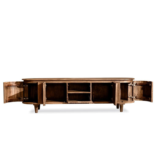 Tv Meubel Tide 5 Deur-190x45x55-Bruin-Mango-TV-meubels-HSM Collection