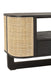 Tv Meubel molly exotiek hout/rotan zwart-TV-meubels-J-Line