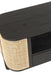Tv Meubel molly exotiek hout/rotan zwart-TV-meubels-J-Line