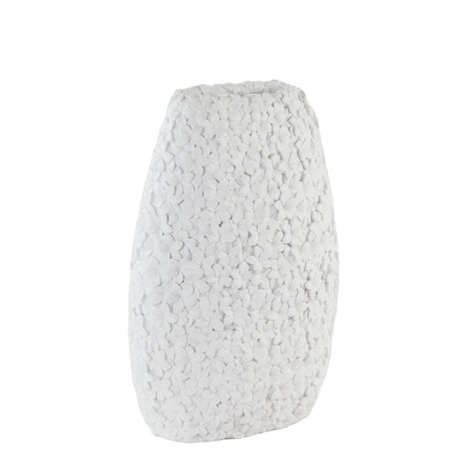 Vaas deco 38x23x50 cm ALOHA wit-Vazen-Light & Living