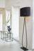 Vloerlamp 35x17x137 cm TAMSU mat zwart-Lampenvoeten-Light & Living
