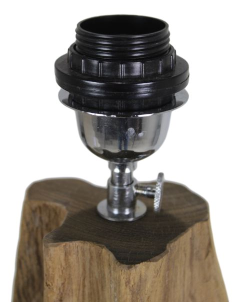 Vloerlamp Abstract-35x35x140-Naturel-Teak-Lampenvoeten-HSM Collection