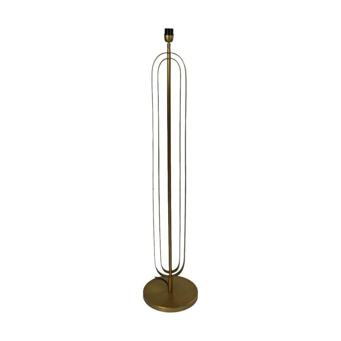 Vloerlamp rond - 30x30x140 - Goud - Metaal-Lampenvoeten-HSM Collection