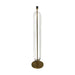 Vloerlamp rond - 30x30x140 - Goud - Metaal-Lampenvoeten-HSM Collection