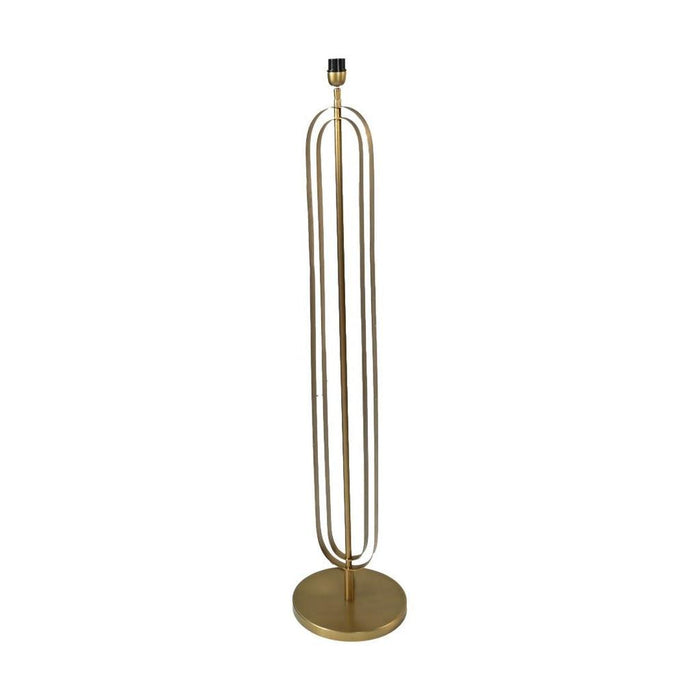 Vloerlamp rond - 30x30x140 - Goud - Metaal-Lampenvoeten-HSM Collection