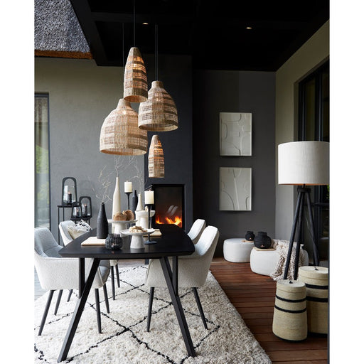 Wandornament 80x8x60 cm COLINO hout crème-Light & Living