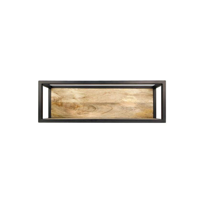 Wandplank Levels - 75x25 - mangohout/ijzer-Wandplanken-HSM Collection
