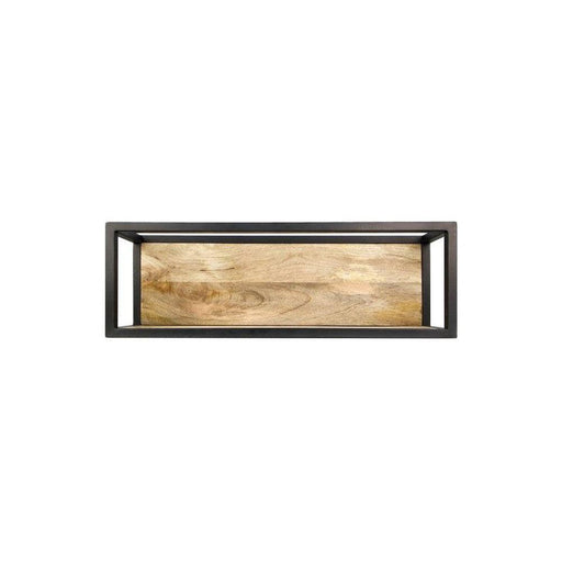 Wandplank Levels - 75x25 - mangohout/ijzer-Wandplanken-HSM Collection