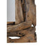 Wandspiegel - 140x6x80 - Naturel - Teak wortelhout-Spiegels-HSM Collection
