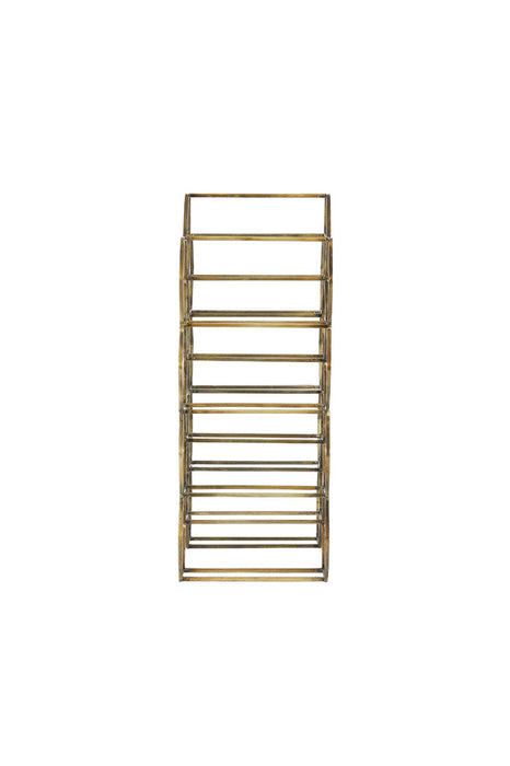Wijnrek 12 flessen 30x18x46 cm SALBRIS antieke brons-Wijnrekken-Light & Living