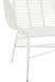 Zitbank Celeste buiten metaal/rattan wit-Tuinbanken-J-Line