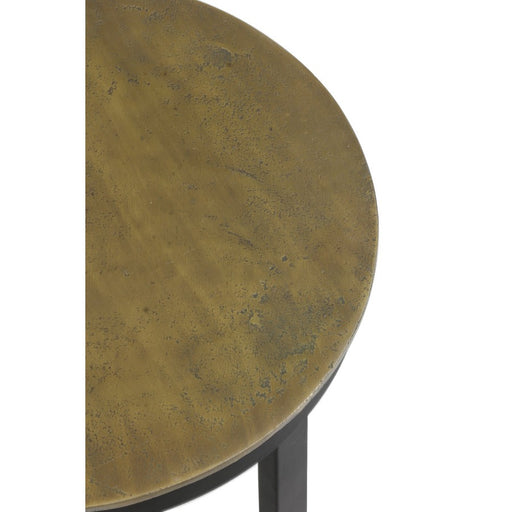 Zuil 40x101 cm RETIRO zwart+ruw antiek brons-Plantenstandaards-Light & Living
