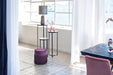Zuil 40x101 cm RETIRO zwart+ruw antiek brons-Plantenstandaards-Light & Living