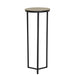 Zuil 40x101 cm RETIRO zwart+ruw antiek brons-Plantenstandaards-Light & Living