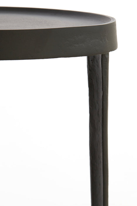 Zuil S/2 30x80+35x100 cm TOBIAS zwart-Plantenstandaards-Light & Living