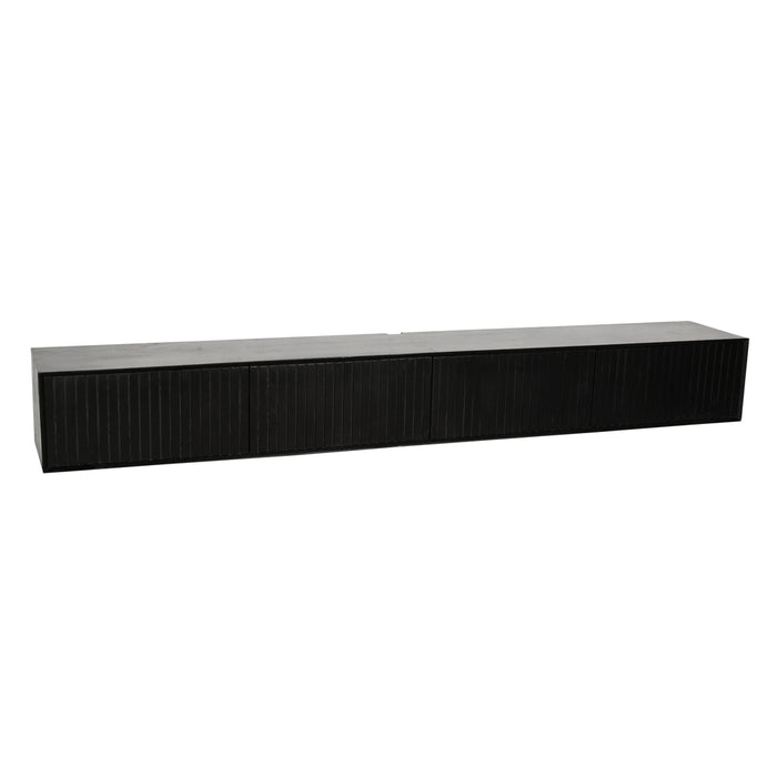 Zwevend tv meubel Madison Black | 240 cm-TV-meubels-Starfurn
