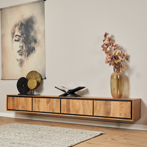 Zwevend tv meubel RichWood | 240 cm-TV-meubels-Starfurn
