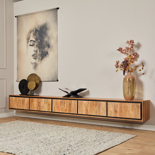 Zwevend tv meubel RichWood | 280 cm-TV-meubels-Starfurn