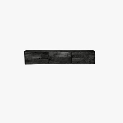 Zwevend tv meubel Vision Black | 160 cm-TV-meubels-Starfurn